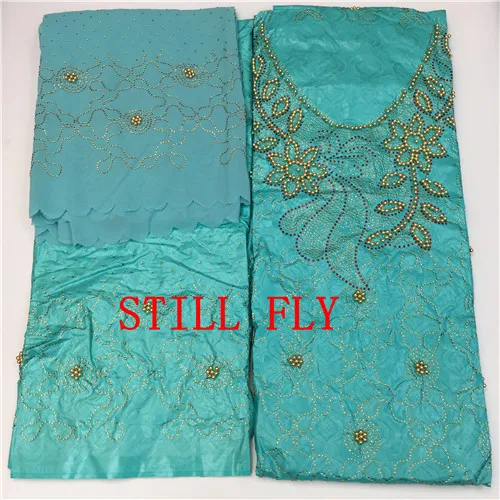 Bazin riche getzner nouveau hot sale jacquard brocade fabric with beads and stones latest basin riche getzner 7yards/lot - Color: as picture
