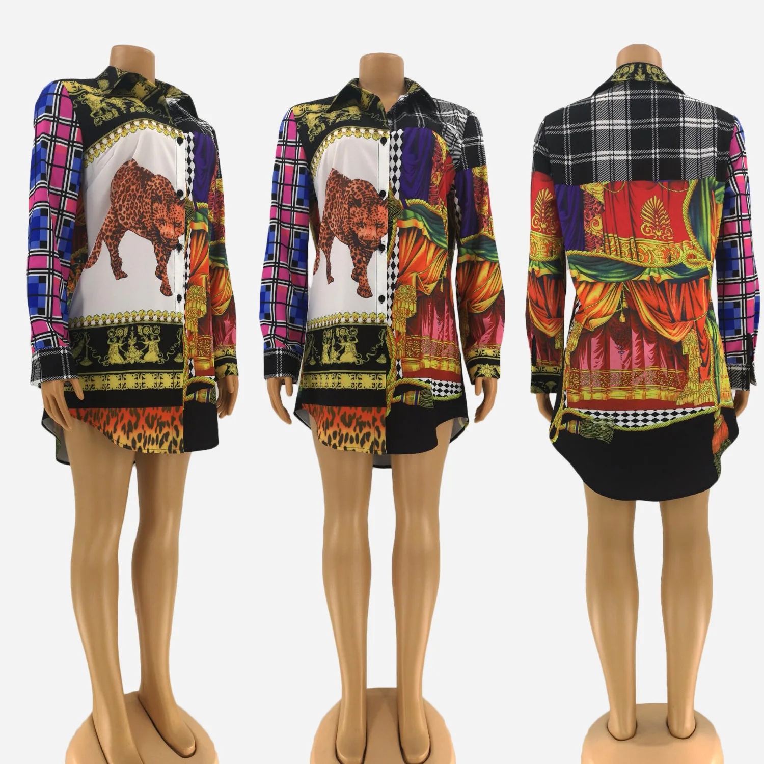 Новый летний Европейский и американский женский цифровой принт ins независимая