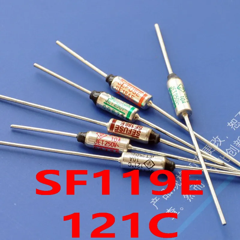 

(200 шт./лот) Термопредохранитель Microtemp Cut SF119E 121C, SEFUSE, 121 градусов Цельсия.