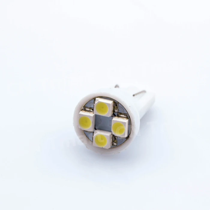 10 шт./лот T10 194 168 501 W5W 4 светодиодный 3528 1210 SMD клиновидный боковой задний