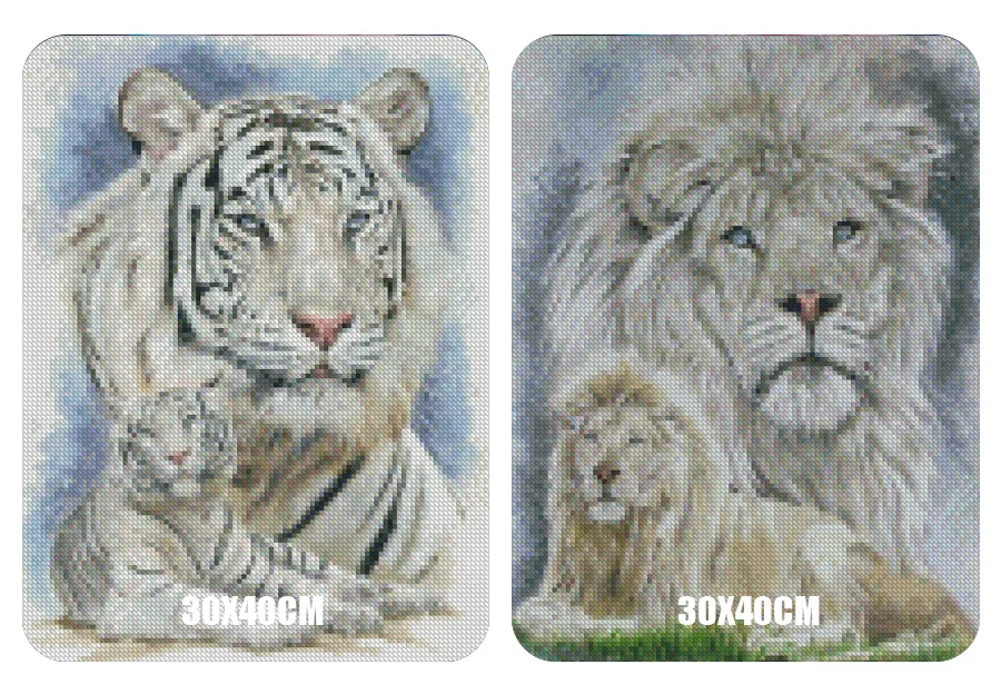 Полностью 5D Diy Daimond картина "семья животных" 3D алмазная живопись круглые стразы Алмазная вышивка мультфильм