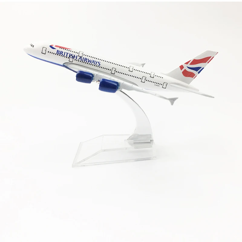 JASON TUTU 16 см BRITISH AIRWAYS Airbus A380 модель самолета Модель аэроплана самолет Литые