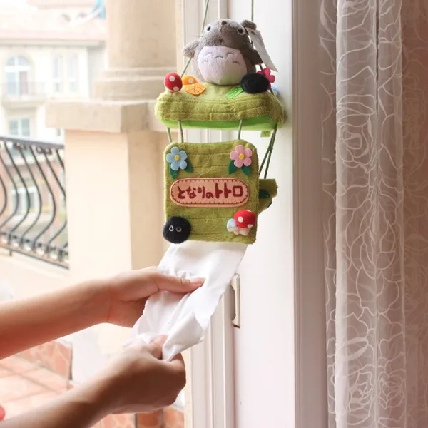 Бесплатная доставка креативные черные брикеты TOTORO плюшевый держатель для