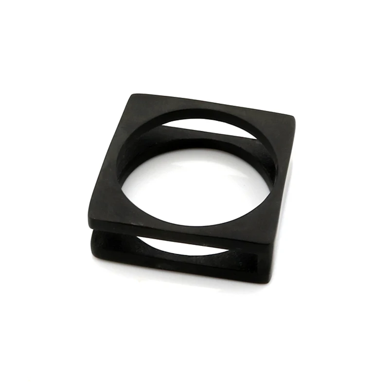 Promotions High Quality Stainless steel Men's Black Rock Punk Rings Cool Fashion Individuality Ring for Men Women Party Jewelry |