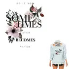 COSBILL, новая модная нашивка с цветочными буквами, аппликация для одежды, женская футболка, сделай сам, моющиеся полоски, утюжок, Переводные аксессуары 198