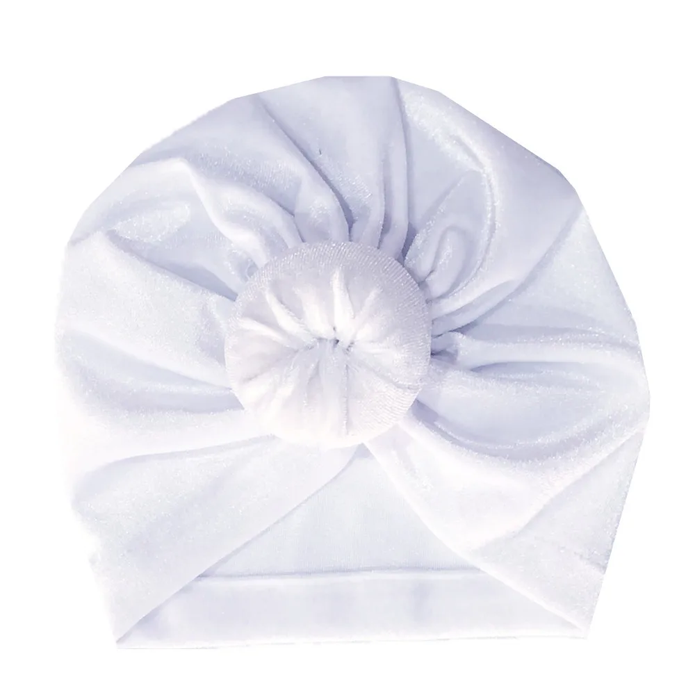 2020 Baby Headband Solid Hair Accessories urban Cotton Beanie Hat Girl Headbands Winter Warm Opaska Dla Dziewczynki | Детская одежда и