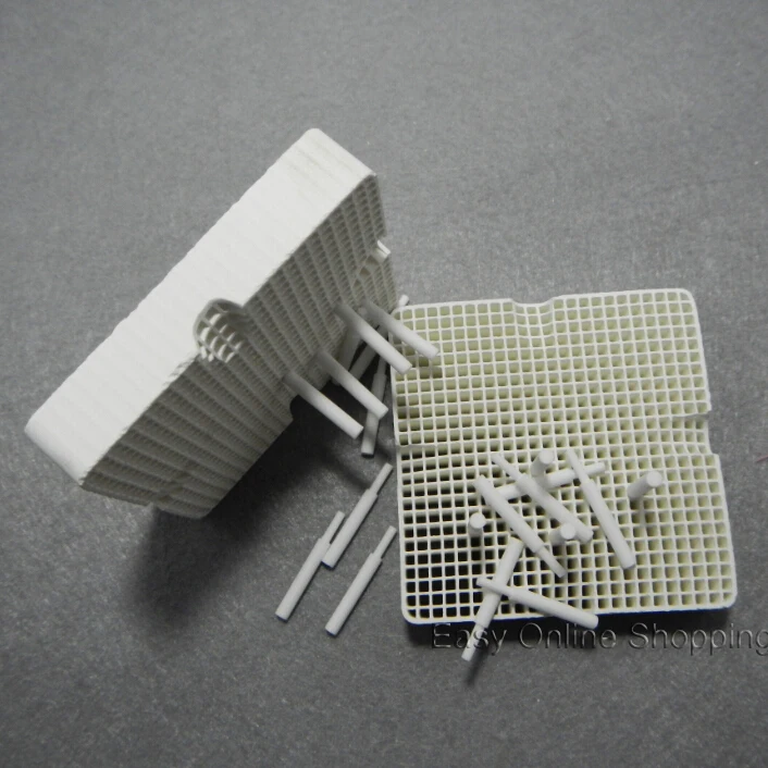 2 шт стоматологические лабораторные сотовые квадратные обжимные лотки с 20