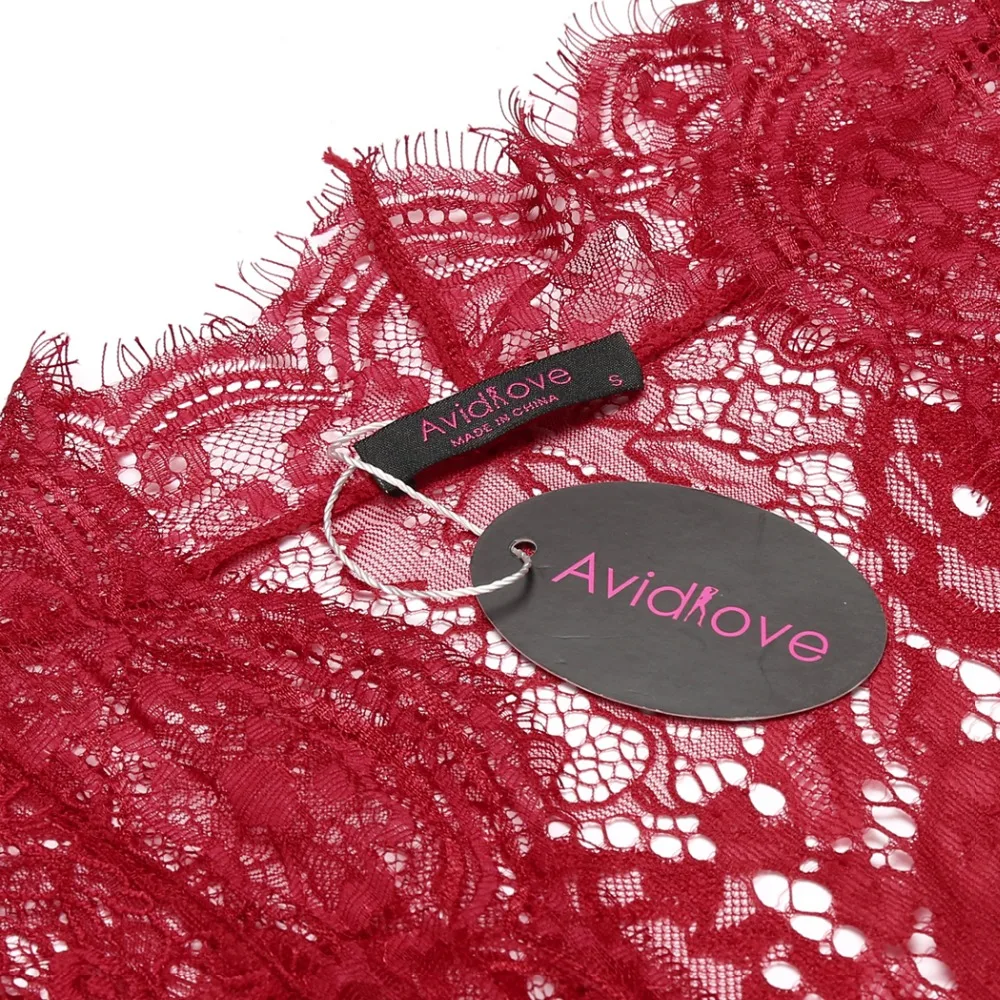 Avidlove сексуальное женское белье халат Эротическое размера плюс ночная рубашка