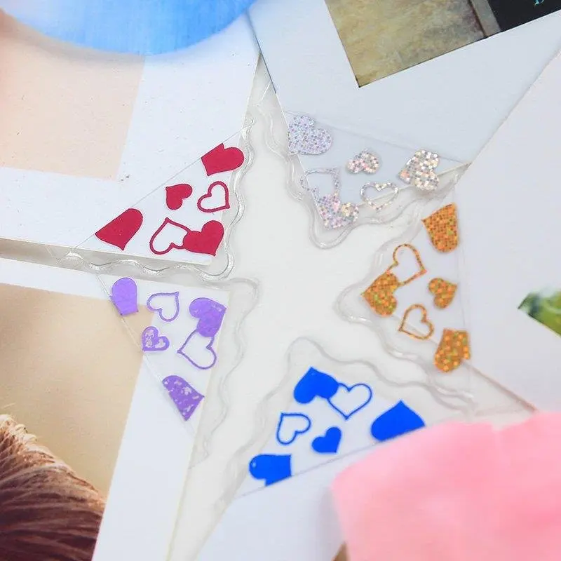 1 страница (78 шт.) Фотоальбом скрапбук сверкающие Угловые протекторы DIY стикер