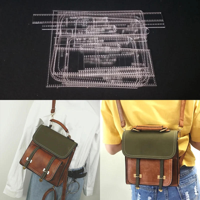 1 Набор DIY акриловый кожаный шаблон для дома ручная работа кожевенное ремесло