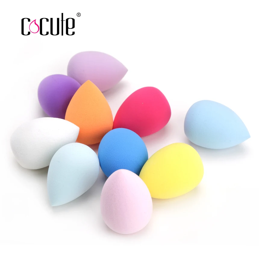 1 шт. женская мягкая губка из латекса в форме капли|cosmetic puff|powder puffpuff flawless |