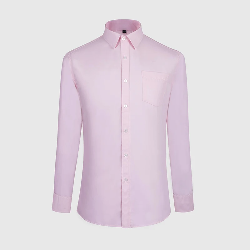 2019 деловая официальная рубашка для мужчин большого размера slim fit | Мужская одежда