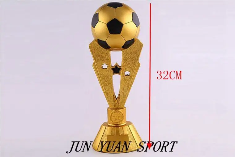 Высокое качество! Новинка 2017 года 32 см Футбол трофей Смола копии трофеев модель