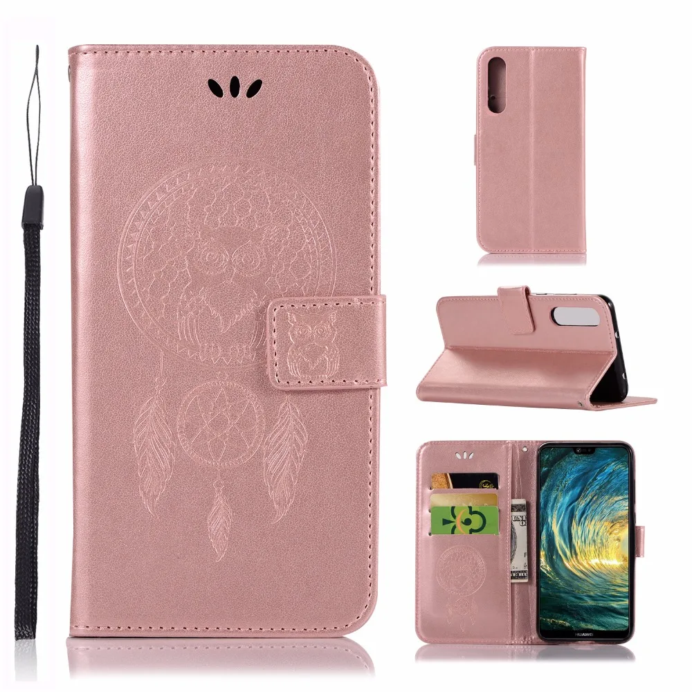 Искусственная кожа флип Folio cover для huawei p20 pro чехол с подставкой просмотр карты