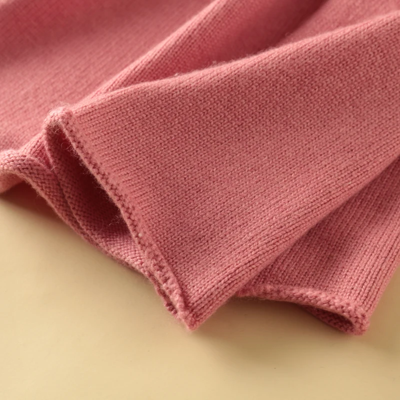 2019 New Thick High Quality Warm Female Women Cashmere Wool Sweater Pullovers Long Sleeve Half-high Collar Curling Solid Wild | Женская