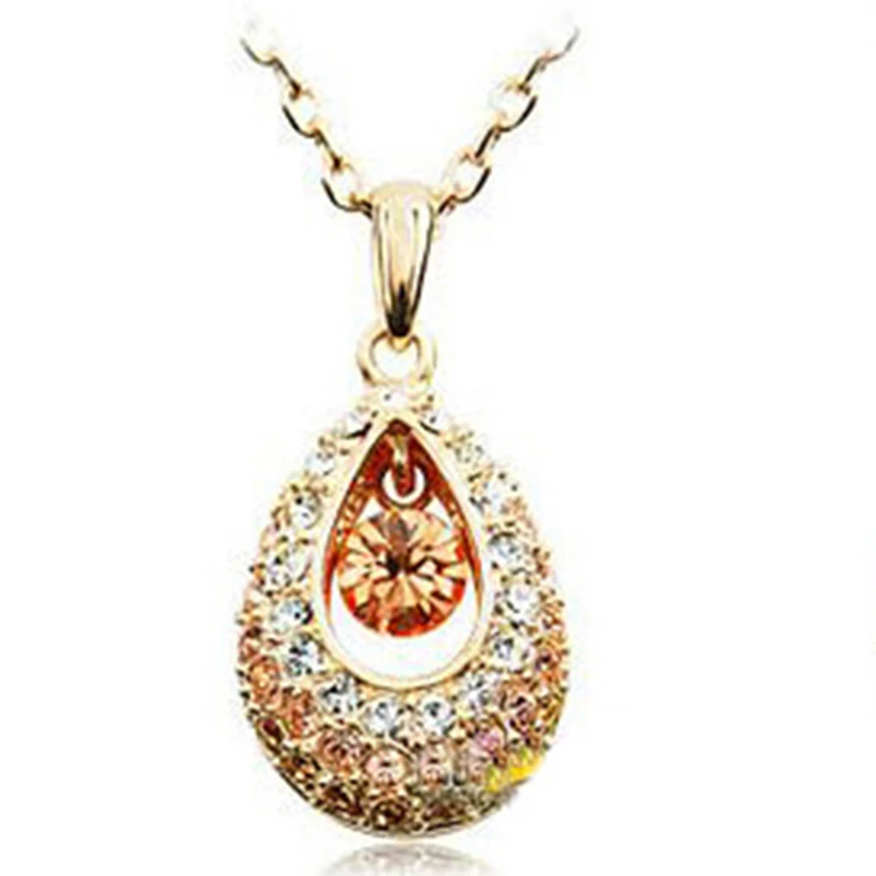 Necklace -- Princess Pendant Short Chain of Crystal # SN1016 |