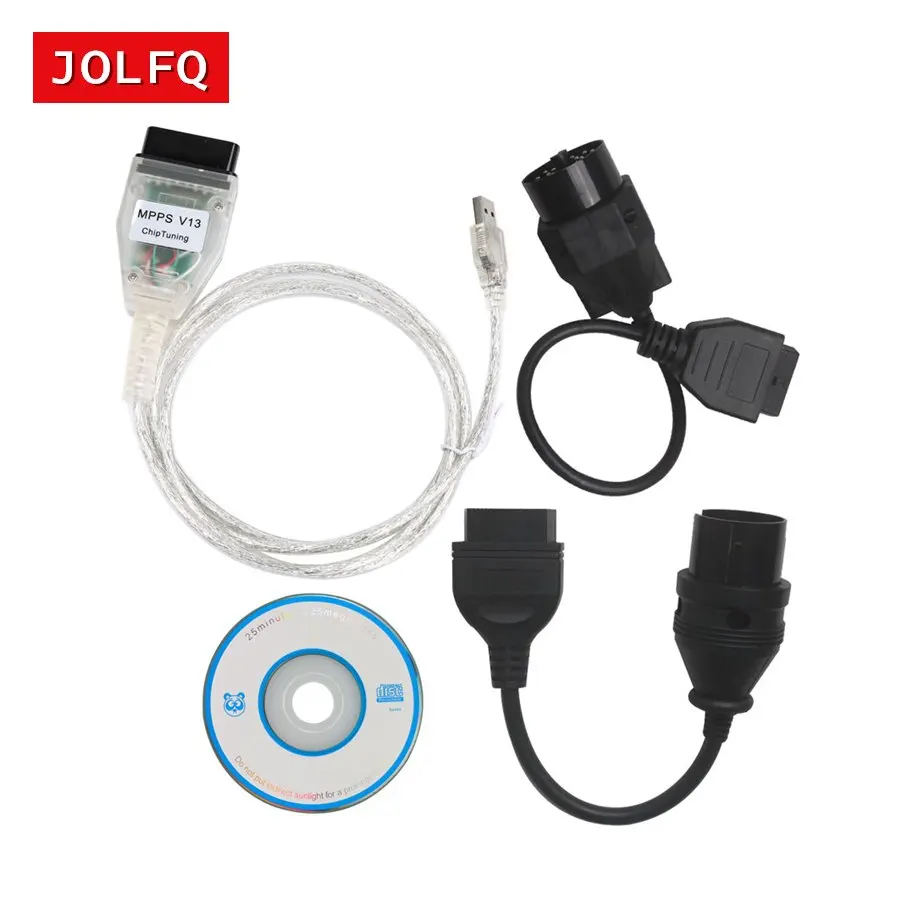 Инструмент для настройки чипа ECU SMPS MPPS V13 V13.02 EDC15 EDC16 EDC17 с 38 контактным кабелем BENZ