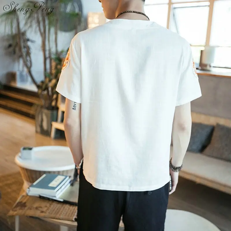 Traditional chinese clothing for men oriental mens kungfu traditional shirt Q712 |