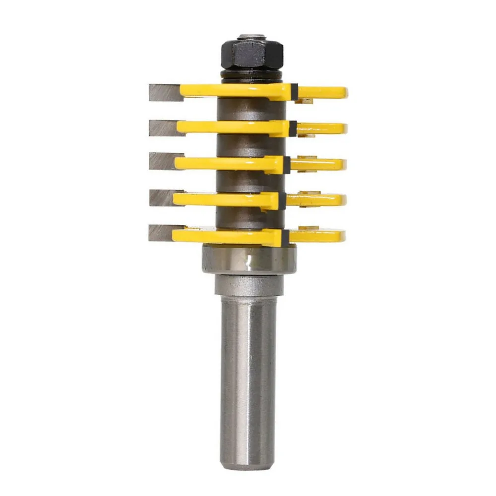 1/2" Shank Box Joint Router Bit Adjustable Woodworking Full Split Finger Splice Blade Cutter | Инструменты