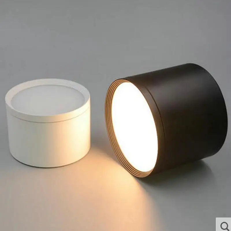 Круглый Светодиодный точечный светильник с поверхностным креплением