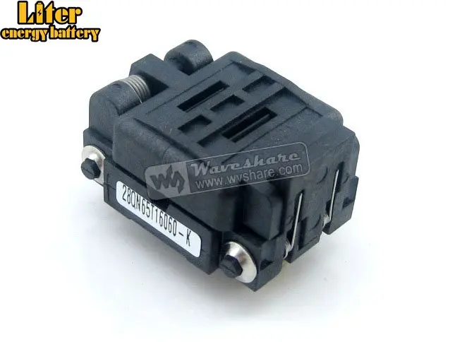 Программируемый адаптер QFN28 MLP28 MLF28 28QN65T16060 Plastronics IC тестовое сгорание QFN шаг 0 65