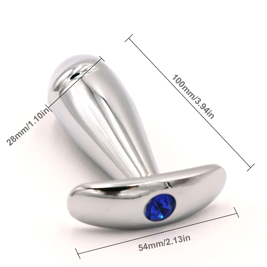 Big Stainless Steel Anal Plug Bead Prostate Massager Jewelry Dildo Metal Butt Plugs Sex Toys For Women Men Gay Erotic Toy | Красота и