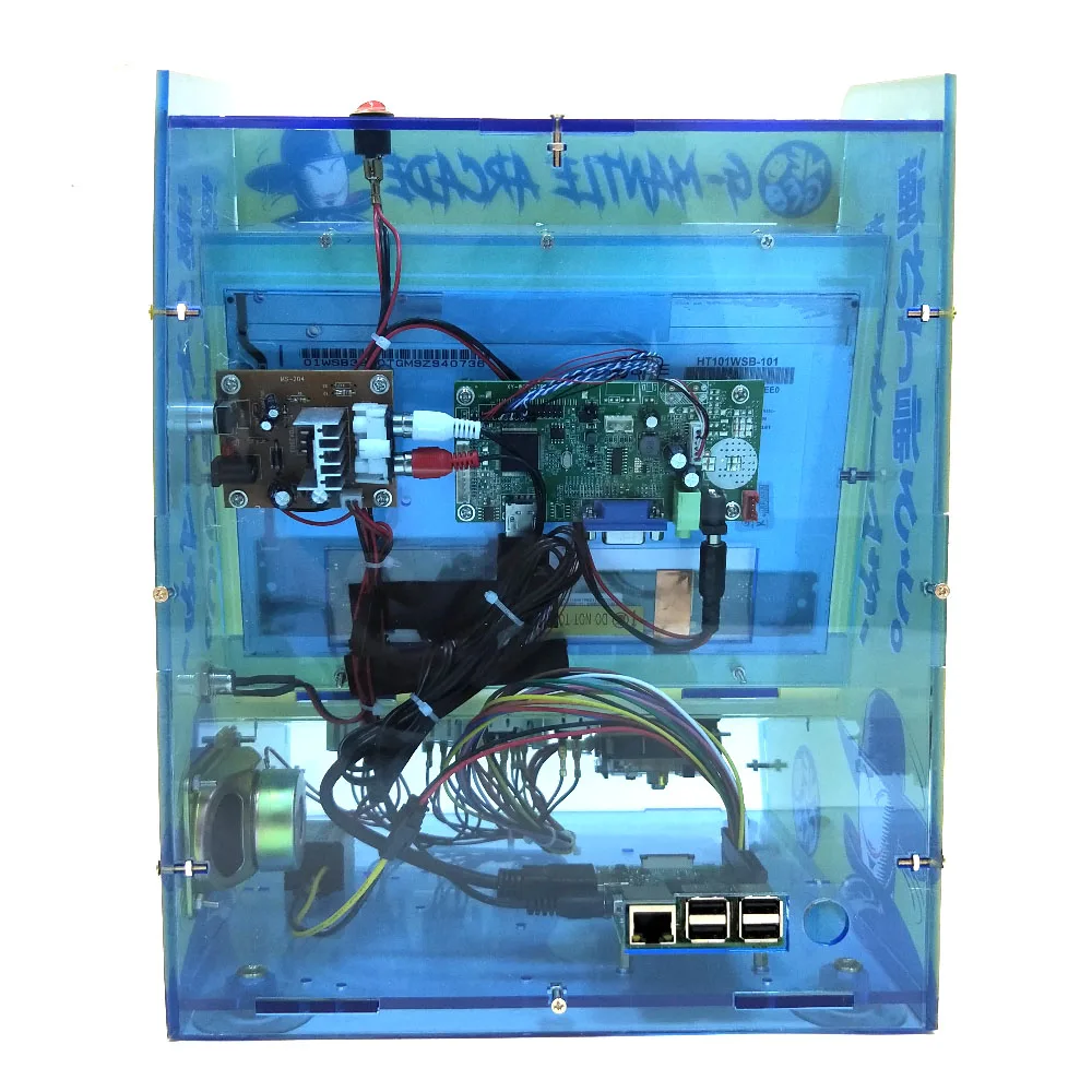 Ретро мини аркадная машина с 4000 классическими видеоиграми 1 плеер Raspberry Pi Plug and Play