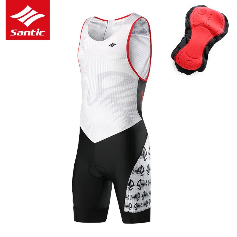 Santic Велоспорт Джерси для мужчин Pro Racing Team Skinsuit Триатлон горный шоссейный