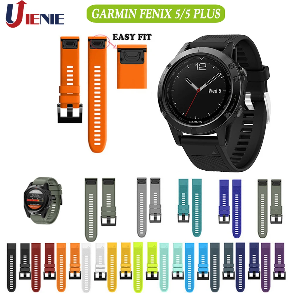 Для Garmin Fenix 5 5Plus Forerunner 935 браслет 22 мм Силиконовые сменные часы ремешок Браслет