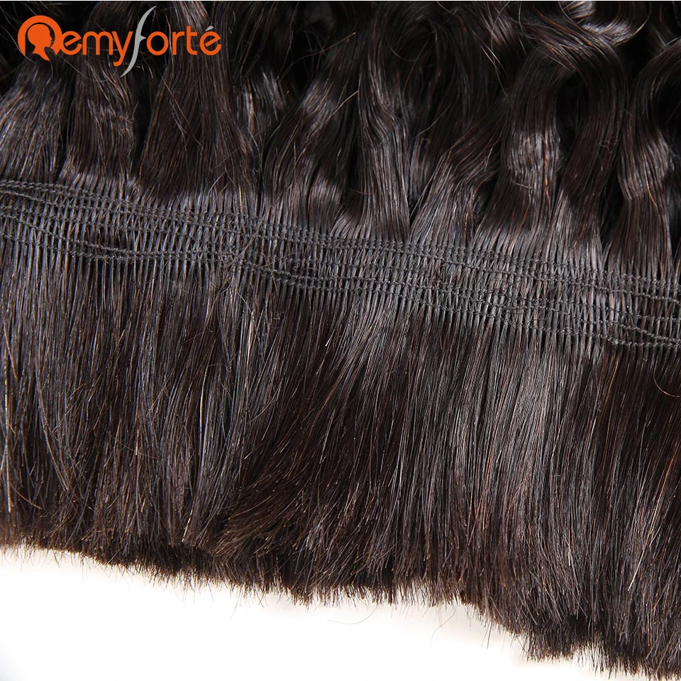 Волосы Remy Forte 3 пучка бразильские глубокая волна человеческие волосы для плетения