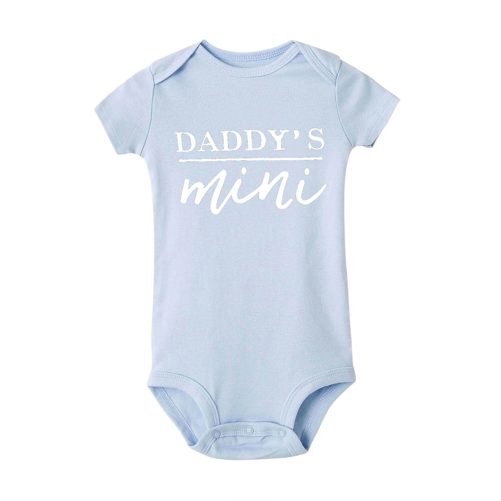 Боди летнее для новорожденных топы одежда папы маленьких мальчиков и девочек
