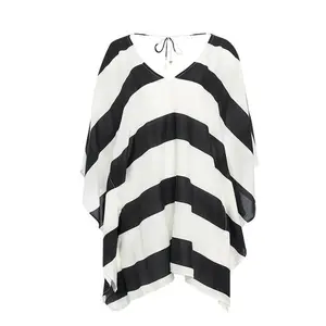 Шифоновая пляжная одежда с кисточками, женская накидка на купальник, купальные костюмы, Летнее мини-платье, свободное однотонное парео, накидка