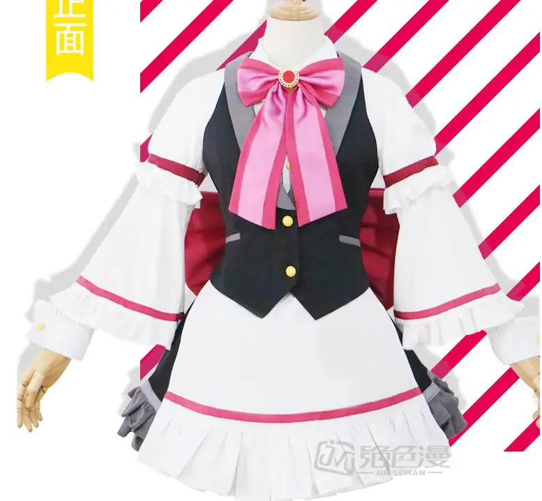 Lovelive Солнечный свет Косплей akours косплей костюм горничной платье Yoshiko Mari Chika You Maid Косплей Добро пожаловать в урахо