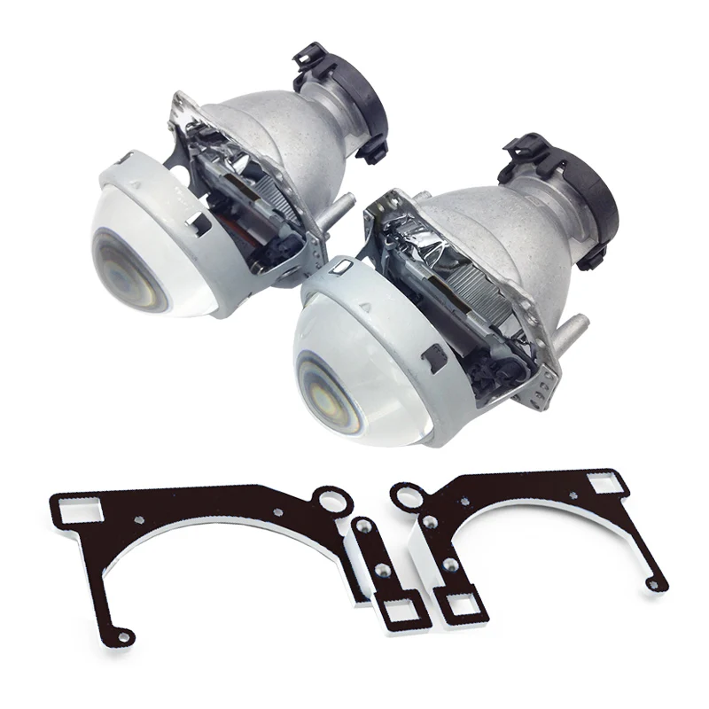 lens and bracket TAOCHIS автомобильный Стайлинг Переходная рамка адаптер Hella 3R G5 объектив проектора модифицированный кронштейн для TOYOTA RAV4 III(2010-2013 - Цвет: lens and bracket