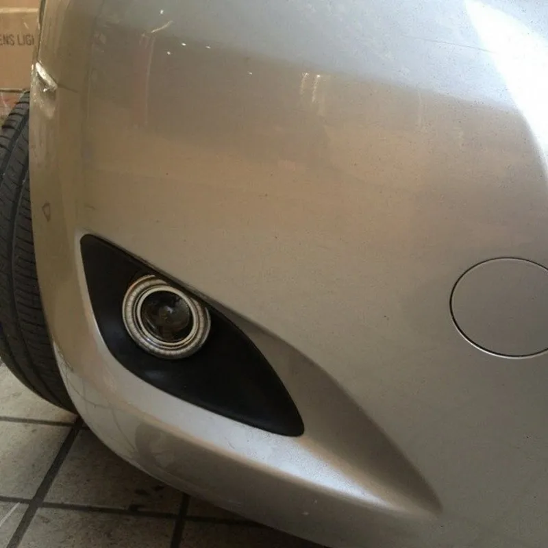 Для Toyota Belta Yaris Sedan XP90 COB светильник Angel Eyes DRL желтый сигнальный H11
