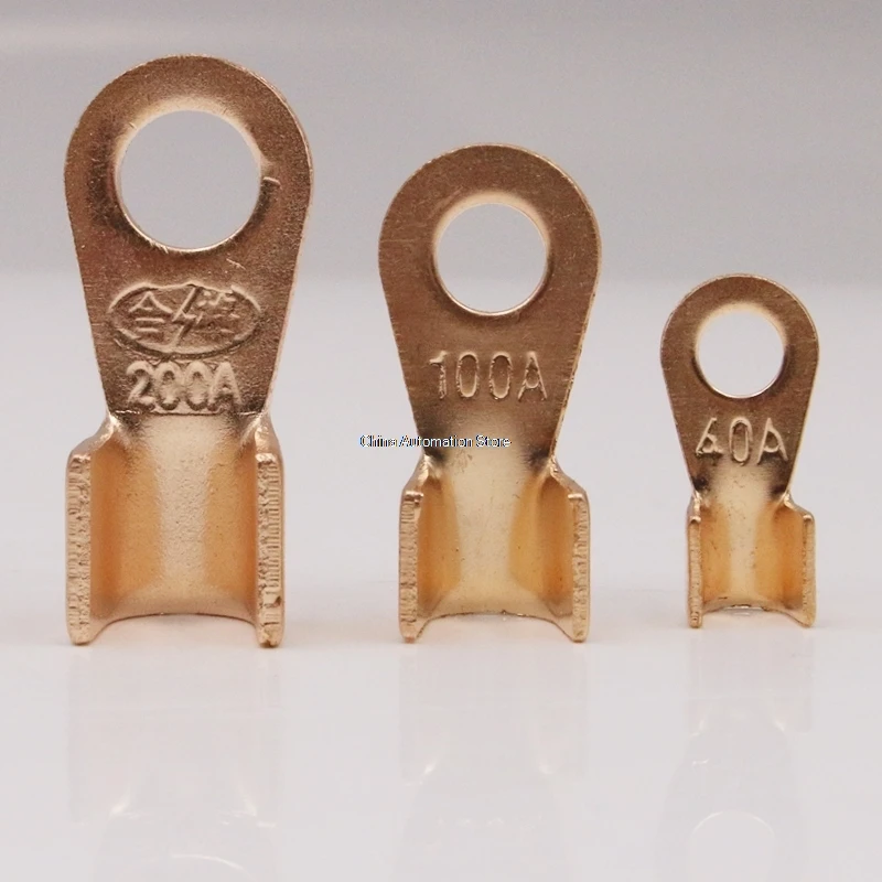 10 шт. 60A медный Аккумуляторный Кабельный соединитель для обжима клемм 4-16 мм2 |