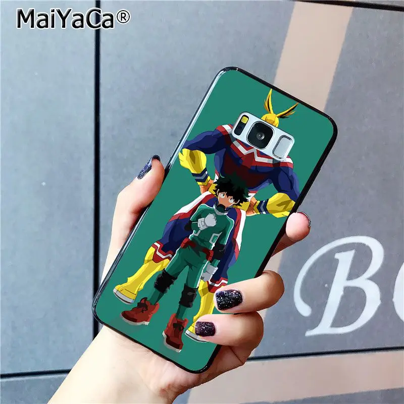 MaiYaCa аниме Моя геройская Академия deku и bakugou чехол для телефона Samsung Galaxy S20 S8 S7 edge S6