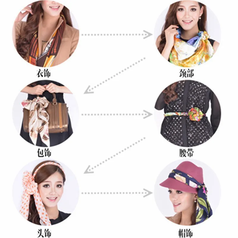 1 шт. новый дизайн шарф женский цветочный принт шаль Хиджаб шарфы весна сатин