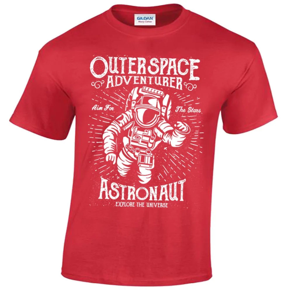 Astronauta Camiseta Hombre Ретро Motivacionales Adventurer Buzos 2019 новая брендовая одежда специальная
