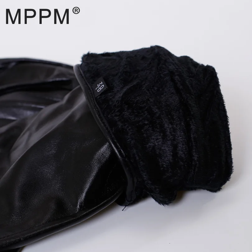Перчатки MPPM из натуральной овечьей кожи женские кожаные перчатки высокого