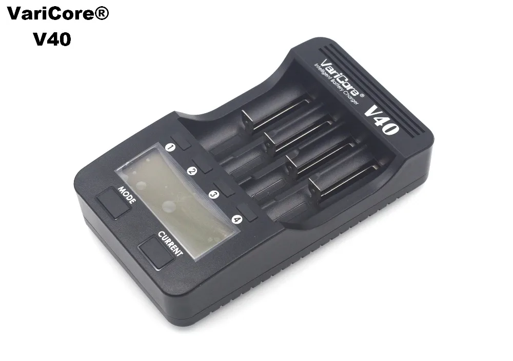 New VariCore V40 LCD Battery Charger for 3.7V 18650 26650 18500 16340 14500 18350 lithium battery 1.2V AA / AAA NiMH batteries |