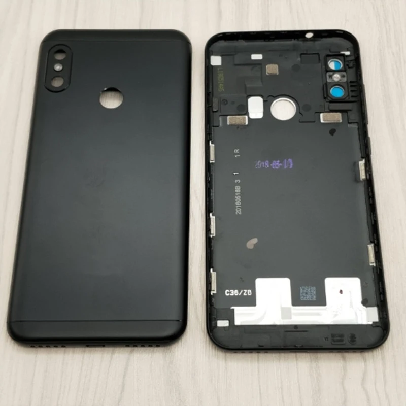 Оригинальный Сменный Чехол для Xiaomi mi A2 Lite чехол аккумулятора с кнопками
