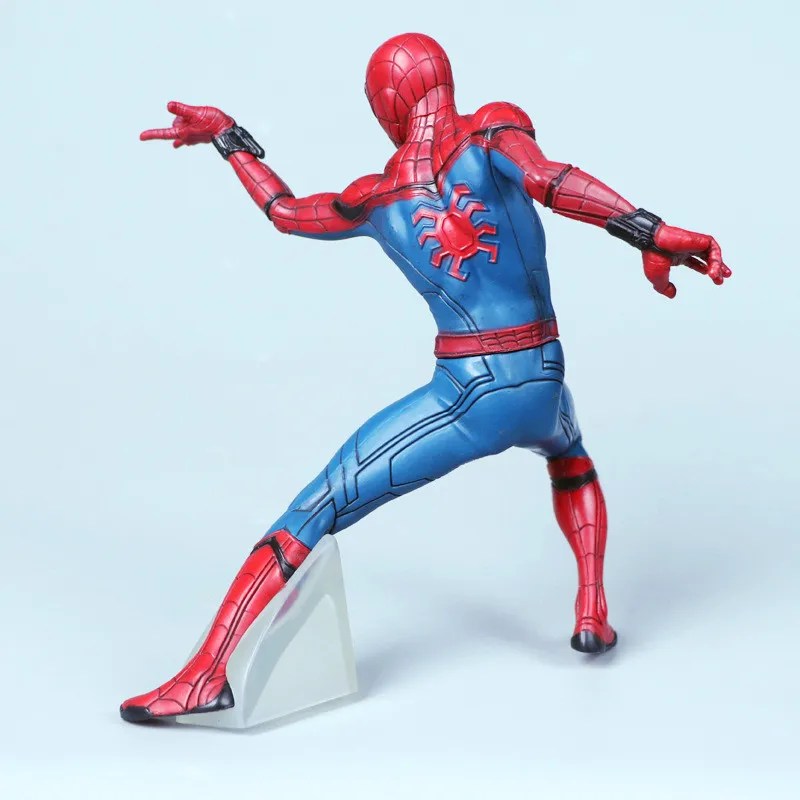 28 см Мстители Человек паук Homecoming Heroes аниме фигурка куклы экшн модель стоящая Ver с