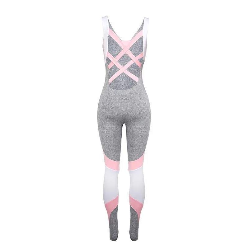 

Women Sport Tracksuit Clothing Sexy Yoga Set Ladies Gym Playsuit Fitness Jumpsuit Workout Clothes Bodysuit Sport Jogging Suits
