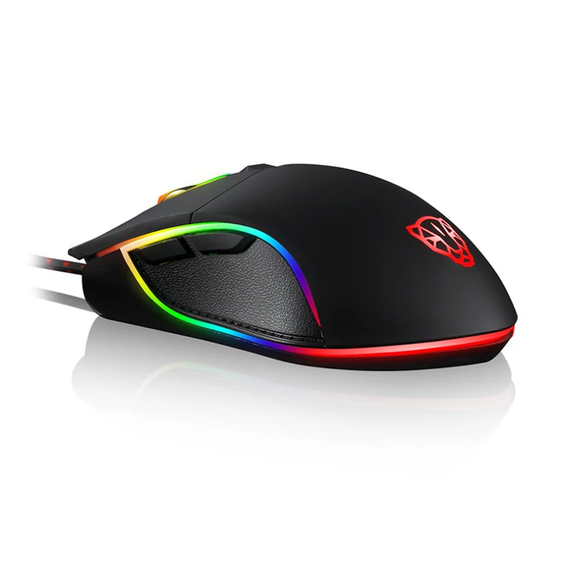 Motospeed K27 механическая клавиатура Motospeed V30 игровая мышь USB Проводная Одноручная Синяя подсветка для компьютера и ноутбука