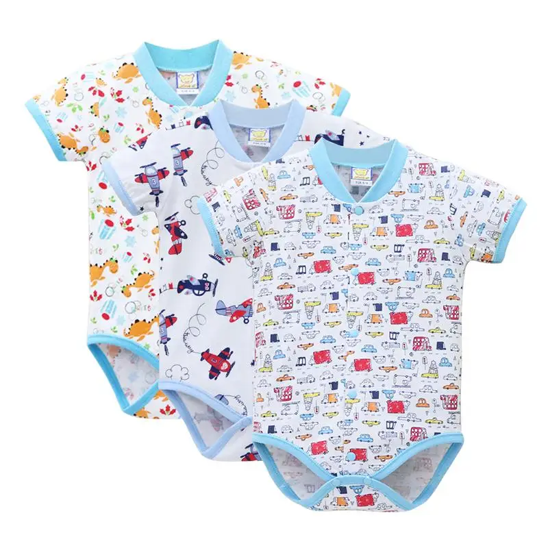 Летняя футболка с короткими рукавами 100% из майки и трусов 3 шт./лот детский