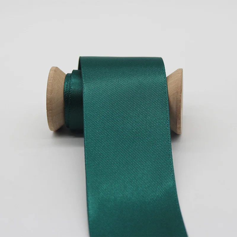 E-26 Forest Green 1,5 дюйма 38 мм 1-1/" ; атласная обувь для однотонные ленты двухсторонний шелковой лентой Высокое качество для Сделай Сам DIY бигуди для волос луки ремесленничество аксессуары - Color: E-26 Forest Green
