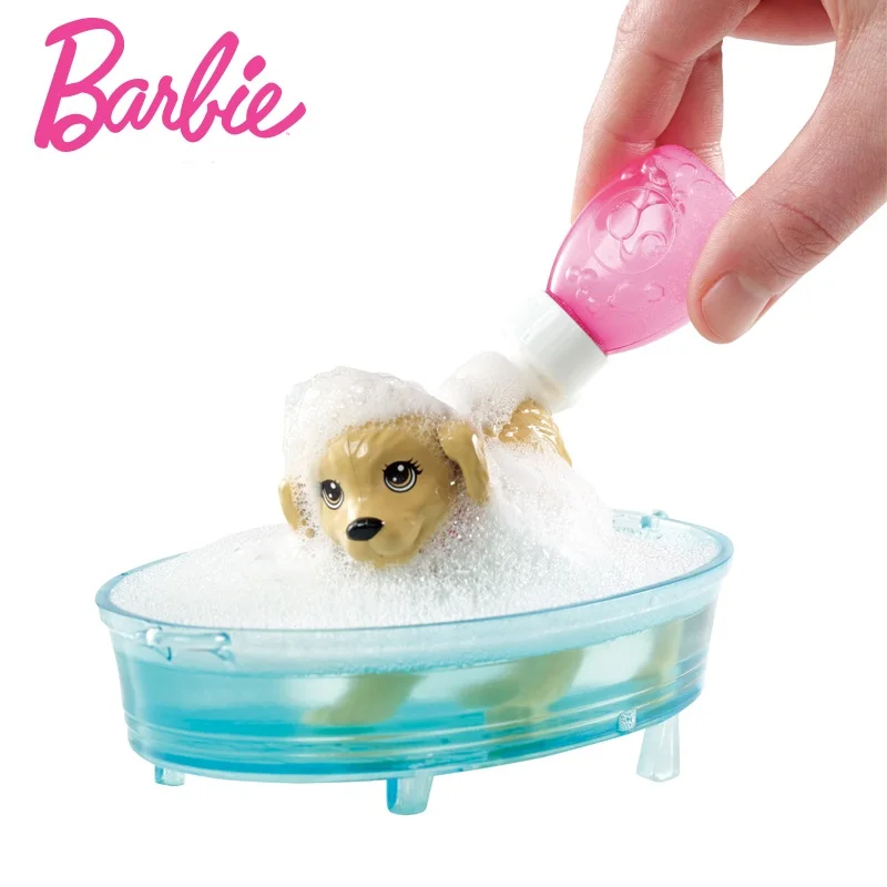 Оригинальная кукла Барби с весенними характеристиками и питомец ванной детские