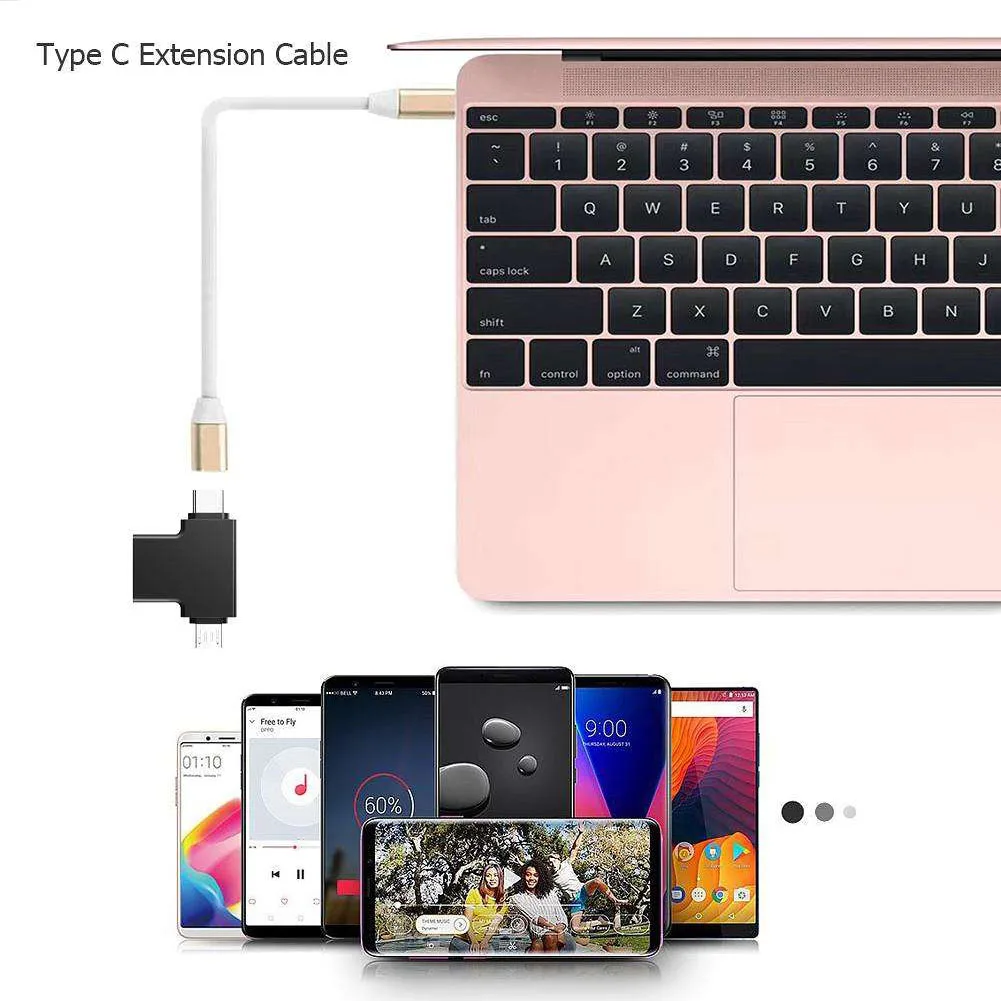 1 м USB 3 Type-C Удлинительный зарядный кабель USB-C Кабель с разъемом Папа-мама