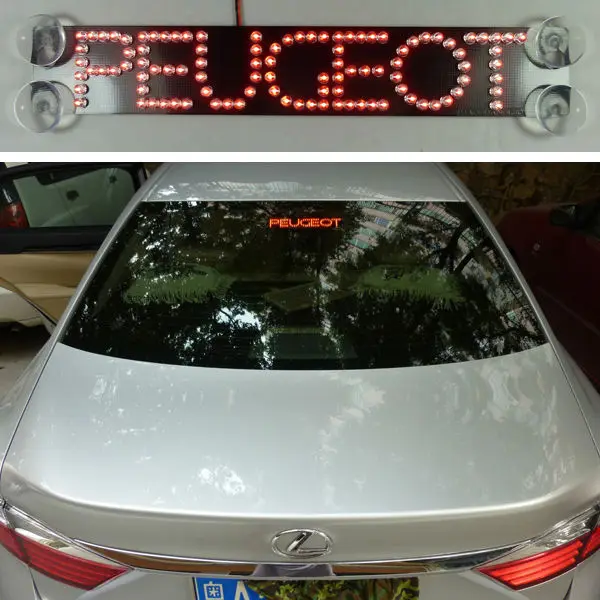 Универсальные светодиодные лампы третьего тормоза автомобильные фары для Peugeot